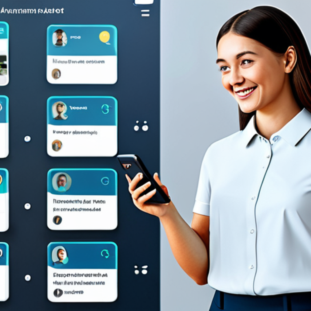 Modern Customer Service**

"A friendly-looking chatbot interface assisting a customer on a smartphone, clean and modern design, professional setting, fully clothed individuals, appropriate content, safe for work, showcasing efficient problem-solving, digital illustration, high quality, perfect anatomy, family-friendly."

**