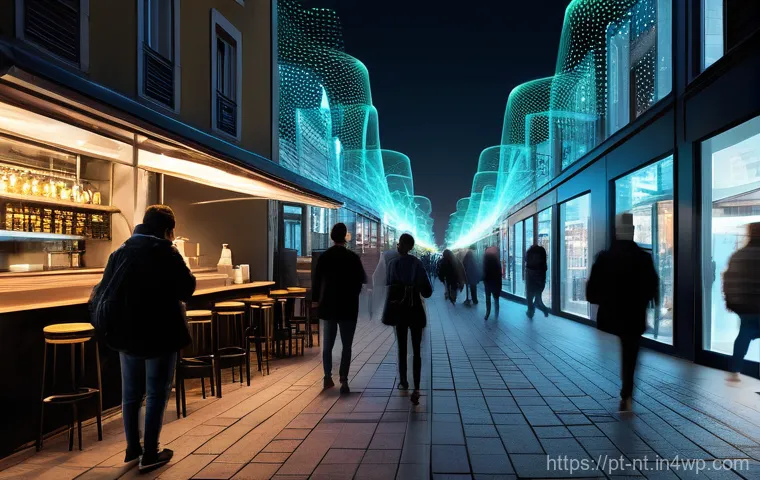 히든 테크놀로지의 기술 발전과 사회적 책임 - Prompt 1: The Invisible Dance of Data**